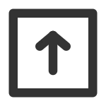 Arrow Up Square SVG Icon